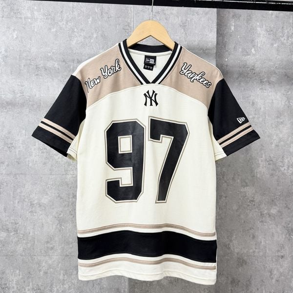 Áo Thun New Era - [Unisex] NY Jersey 97 T-Shirt Cream - 15488879