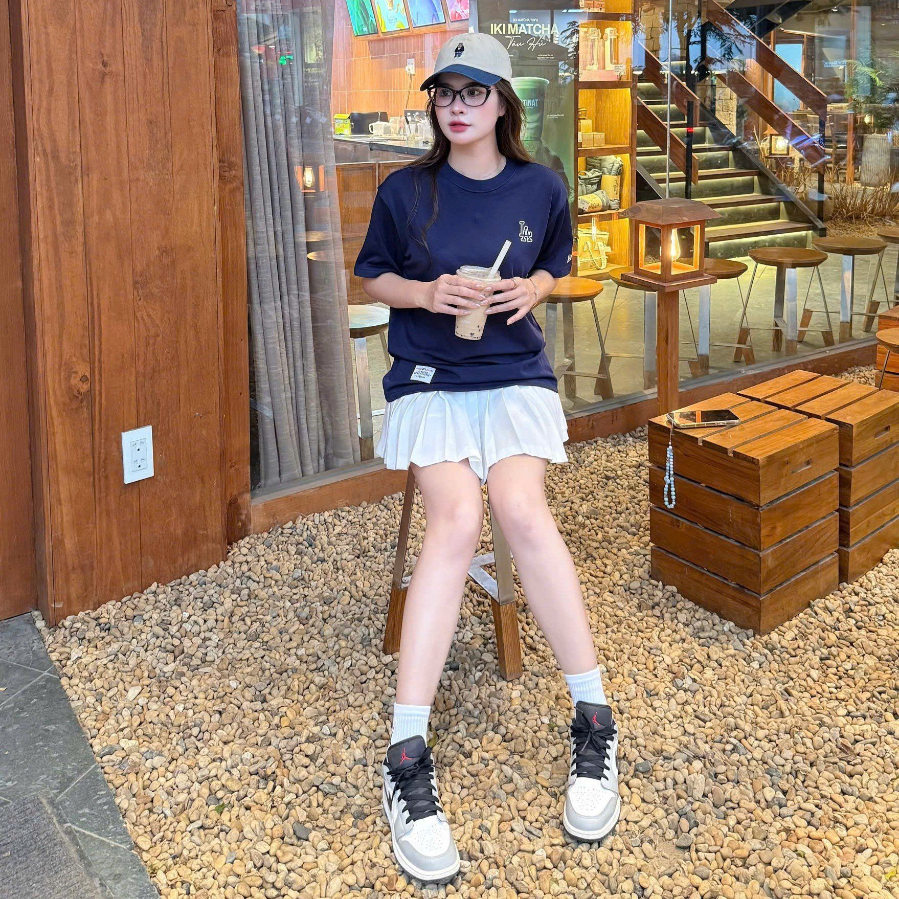  Áo Thun New Era - [Unisex] LA Dodgers T-Shirt Blue 