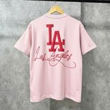  Áo Thun New Era - [Unisex] LA Dodgers Unique Logo T-Shirt Pink - 13225492 