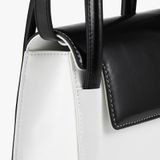  Túi Xách FindKapoor Korea - Marty Bag 18 Crinkled White Black 