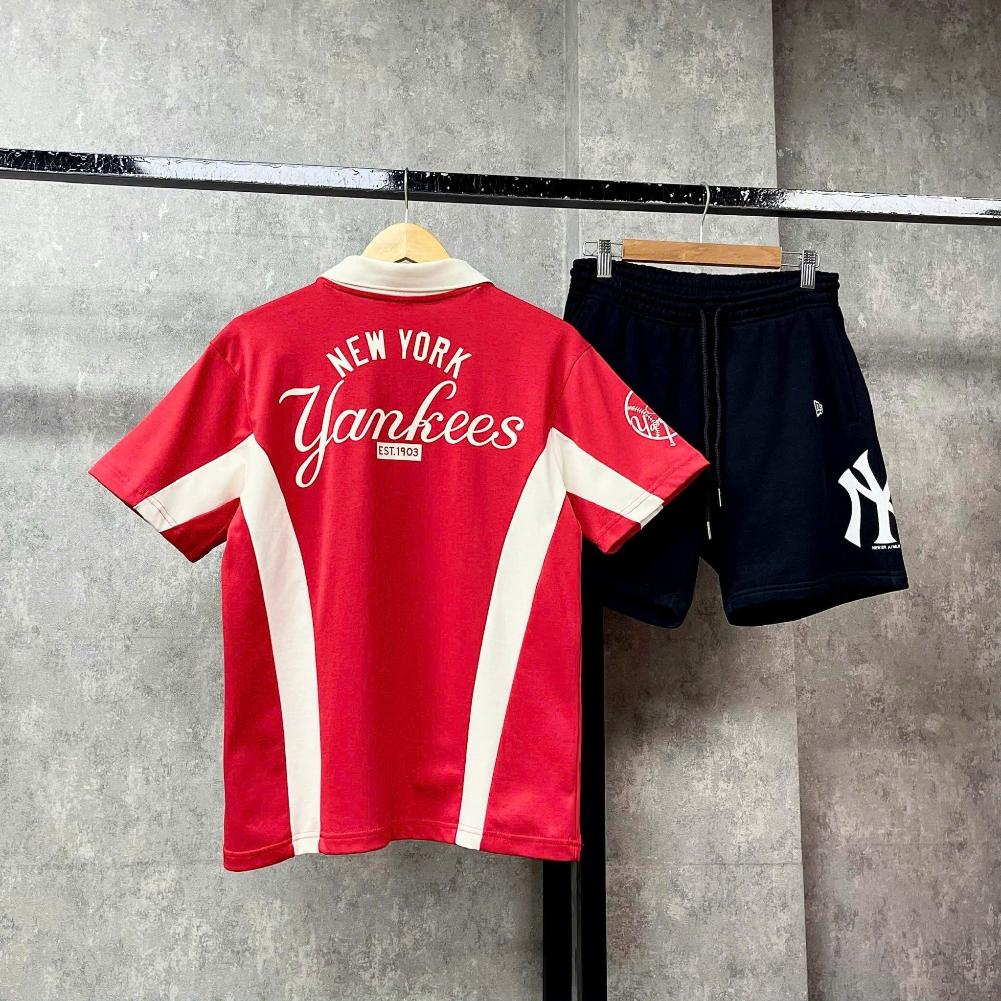  Áo Thun Polo New Era - [Unisex] NY Yankees Hip Line Red - 19220194 