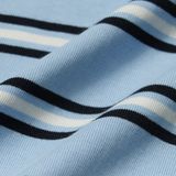  Áo Polo MLB [Nữ] Varsity Stripe Crop Collar T-Shirt NY Yankees - 3FPQV0253-07SBL 