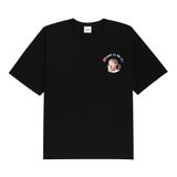  Áo thun - Acmé de la vie - ADLV BABY FACE SHORT SLEEVE T-SHIRT BLACK MINI YAWN 