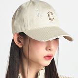  Nón MLB Korea - [Unisex] Damage Washed Unstructured Ball Cap LA Dodgers - 3ACPVV34N-45SAM 