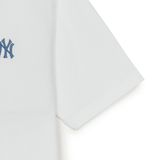  Áo thun MLB [Unisex] Basic Street Cursive Overfit NY Yankees - 3ATSB5353-50WHS 