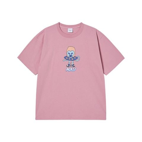 Áo thun ADLV - Acmé de la vie Heart Alien Short Sleeve T-shirt Pink