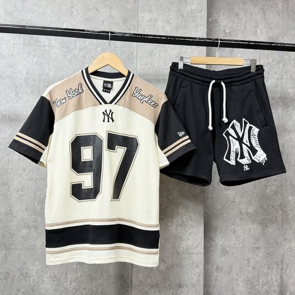 Áo Thun New Era - [Unisex] NY Jersey 97 T-Shirt Cream - 15488879