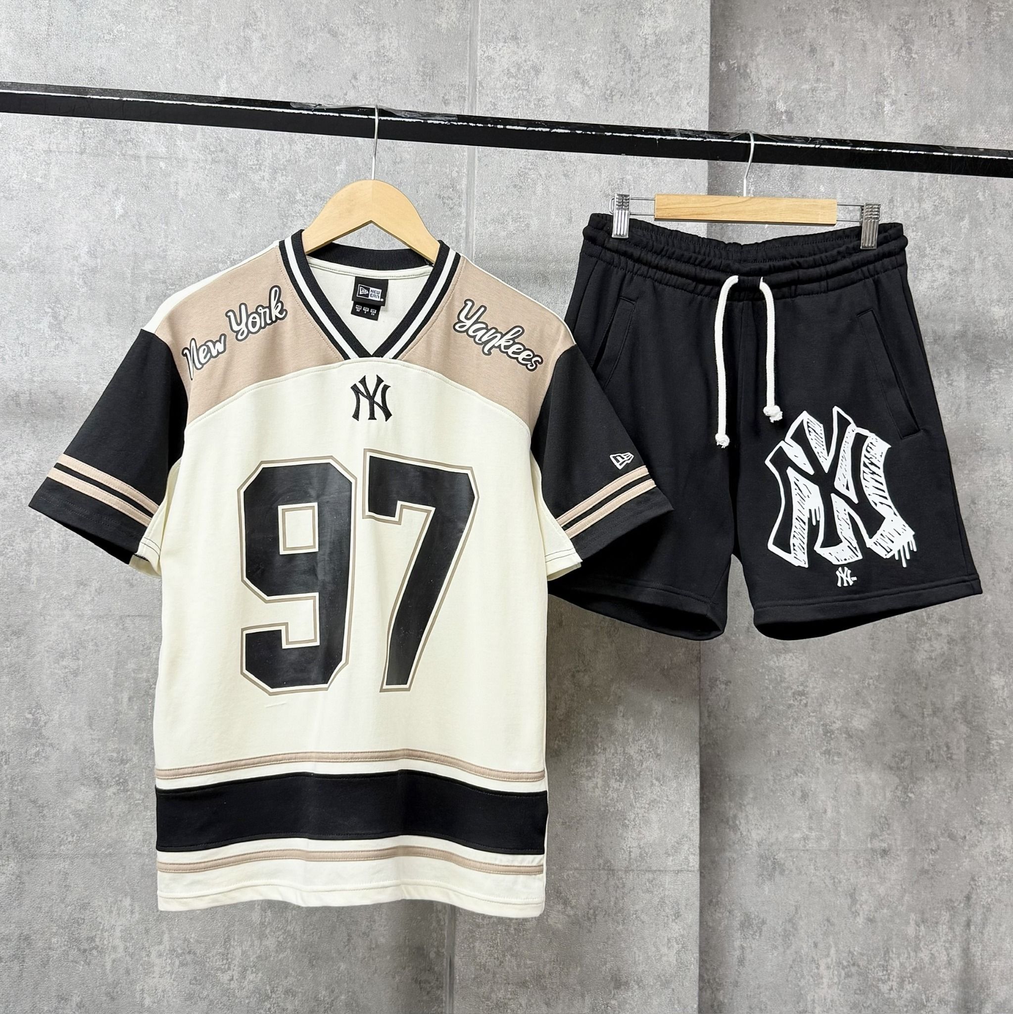  Áo Thun New Era - [Unisex] NY Jersey 97 T-Shirt Cream 