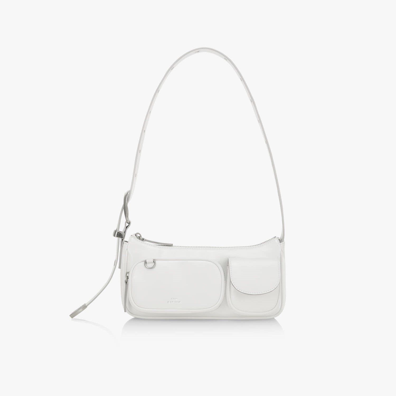  Túi Xách FindKapoor Korea - Belty Pocket Bag 25 White 