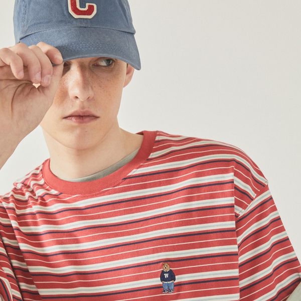 Áo Thun WHOAU [Unisex] - Steve Multi Stripe T-Shirt - WHRSF2551U