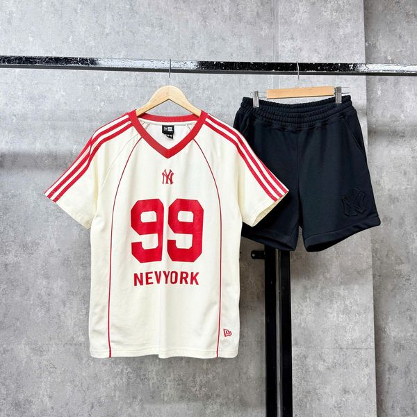 Áo Thun New Era - [Unisex] New York Yankees 99 T-Shirt Beige - 12359877