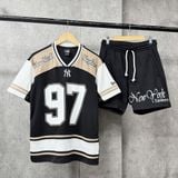  Áo Thun New Era - [Unisex] NY Jersey 97 T-Shirt Black - 15488877 