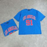  Áo Thun Nội Địa Hàn LOS ANGELES 91 Xanh Dương 