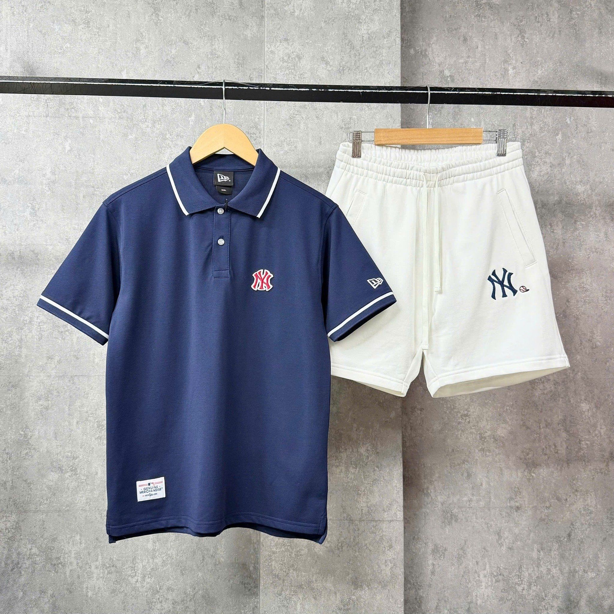  Áo Thun Polo New Era - [Unisex] NY Basic Polo Navy 