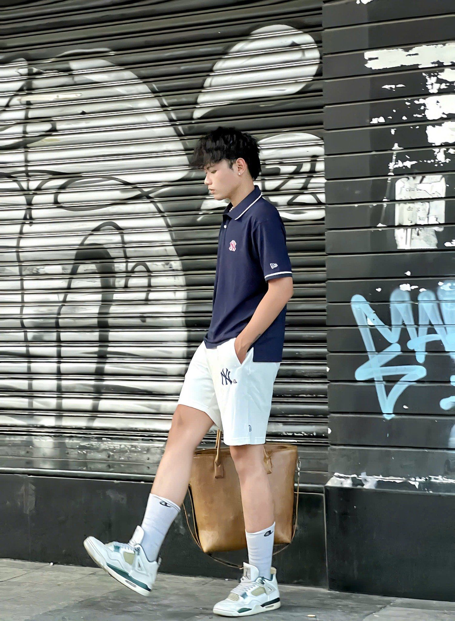  Áo Thun Polo New Era - [Unisex] NY Basic Polo Navy 