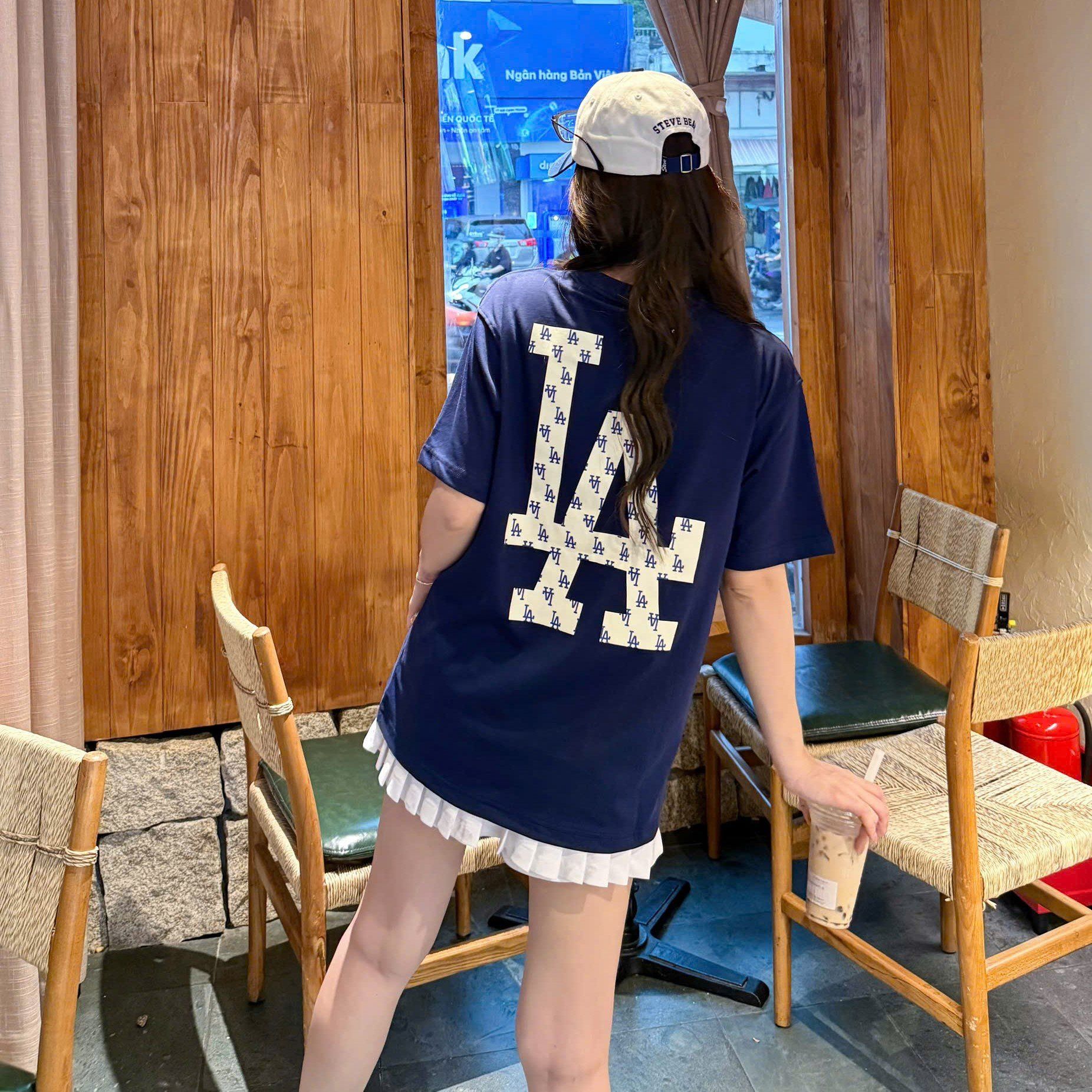 Áo Thun New Era - [Unisex] LA Dodgers T-Shirt Blue 