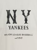  Áo thun MLB Basic Coopers Logo Mega Overfit Functional NY Yankees - 3ATSB1153-50IVS 
