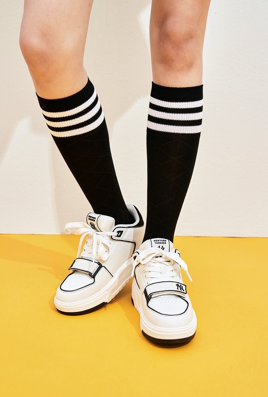 [MLB] Chunky Liner ★大人気★ Minhshop.vn - Giày MLB Chunky Liner Mid Denim New York