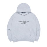  Hoodie Acmé de la vie - ADLV Basic Logo Rivet Point Grey 