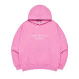  Hoodie Acmé de la vie - ADLV Basic Logo Rivet Point Pink 