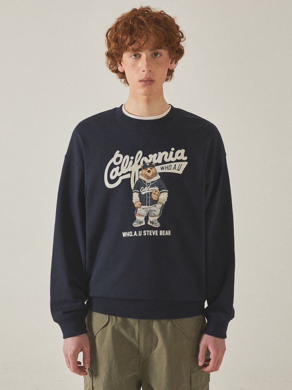  Áo Sweater WHOAU [Unisex] - Steve Photo Sweatshirt - WHMWF2221U 
