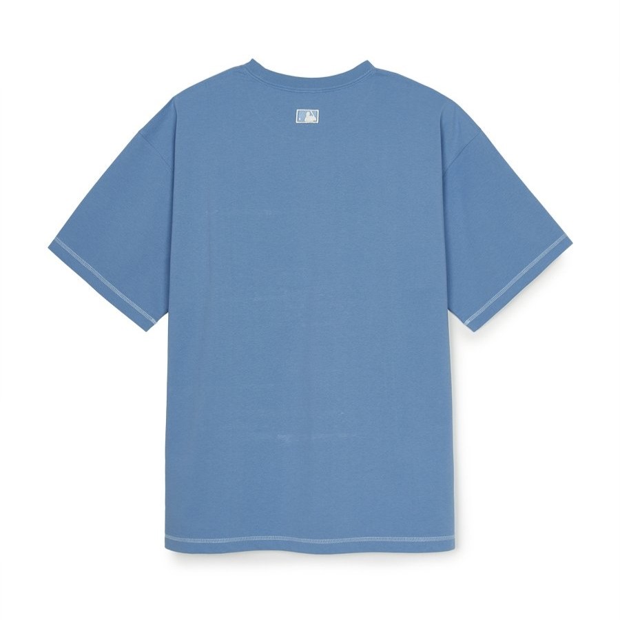 [MLB] Basic Coopers Logo Mega Overfit T-Shirt ★大人気★ MLB เสื้อยืด ยูนิเซ็กส์ Basic Coopers Logo Mega-Oversized