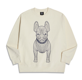  Áo Sweater Life Work - Radok Big Logo Short Sleeve SweatShirt - Ivory 