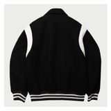  Áo Khoác Varsity WHO.A.U -Varsity Black Jacket (padded lining) - WHJJC4V24U 