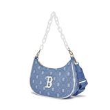  Túi MLB Korea - Diamond Mono Denim Jacquard Hobo Bag NY Yankees LS.Blue - 3ABQS023N-43SBL 