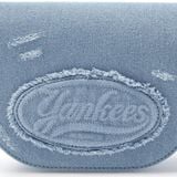  Túi Xách MLB Korea - Cursive Vintage Denim Cross Bag NY Yankees - 3ACRVD15N-50BLL 