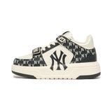  Giày MLB Chunky Liner Mid Classic Monogram New York Yankees Black - 3ASXLM13N-50BKS 