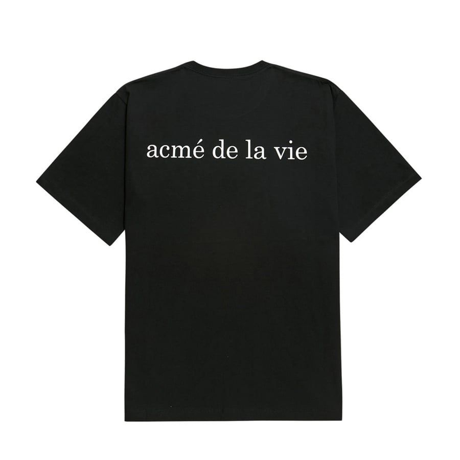  Áo thun - Acmé de la vie - ADLV BABY FACE SHORT SLEEVE T-SHIRT BLACK SNOW 