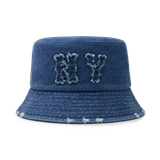  Nón Bucket MLB - Basic Coopers Denim Bucket Hat New York Yankees - 3AHTDS24N-50BLL 