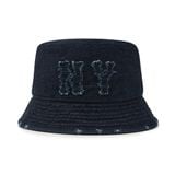  Nón Bucket MLB - Basic Coopers Denim Bucket Hat New York Yankees - 3AHTDS24N-50INS 