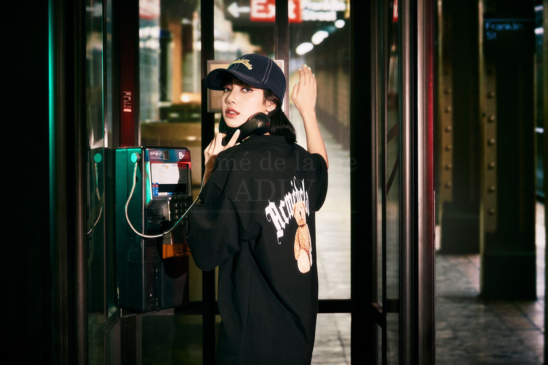 Tシャツ・カットソー ACME DE LA VIE GOLD CHAIN BEAR DOLL SHORT SLEEVE 4BUK084 Áo thun ADLV GOLD CHAIN ​​BEAR DOLL SHORT SLEEVE T-SHIRT