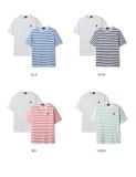  Set Áo Thun WHOAU [Unisex] - Steve (2PACK) Stripe T-shirts - WHRSE2352U 