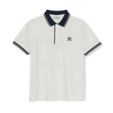  Áo Polo MLB - Basic Color Block Comfortable Fit Collar T-Shirt New York Yankees - 3APQB0253-50IVS 