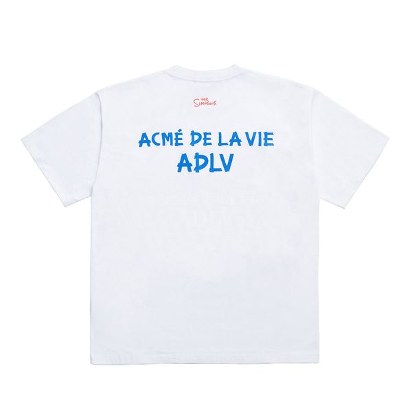  Áo thun ADLV x SIMPSONS - Paint Homer White Tee 