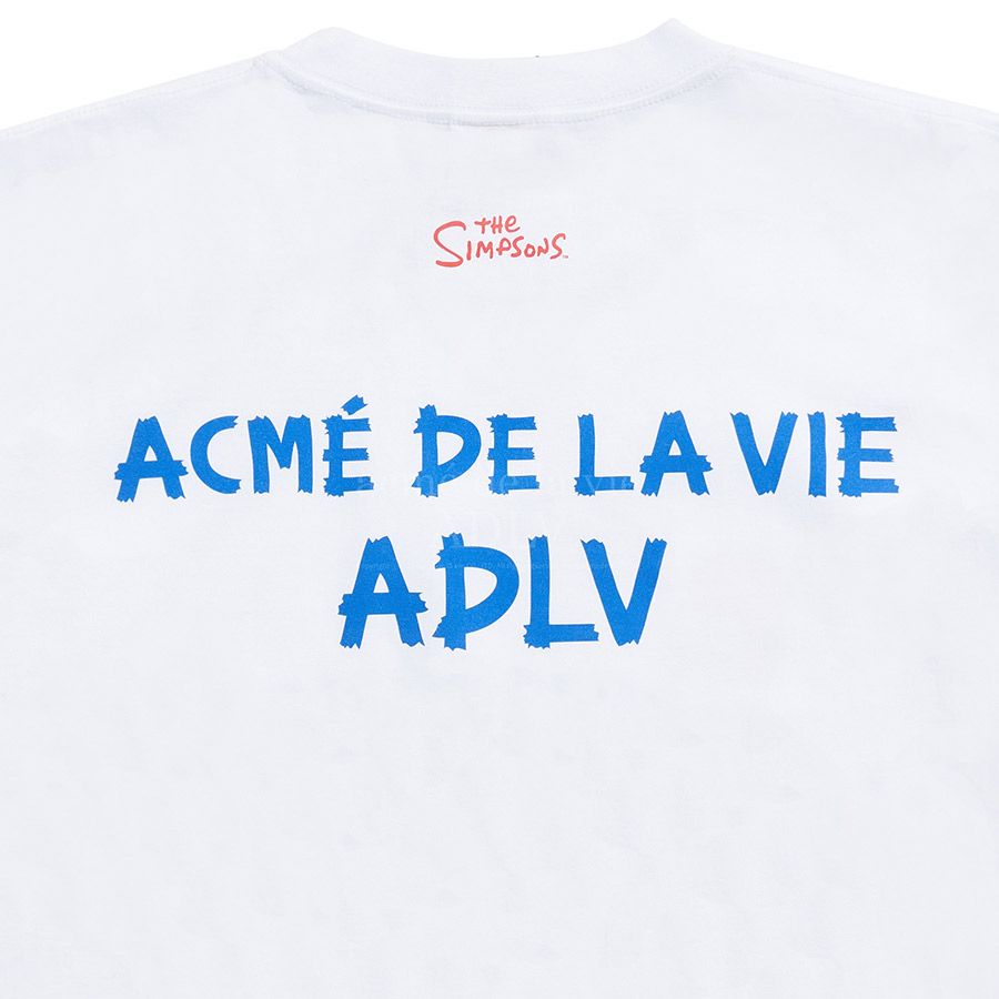  Áo thun ADLV x SIMPSONS - Paint Homer White Tee 