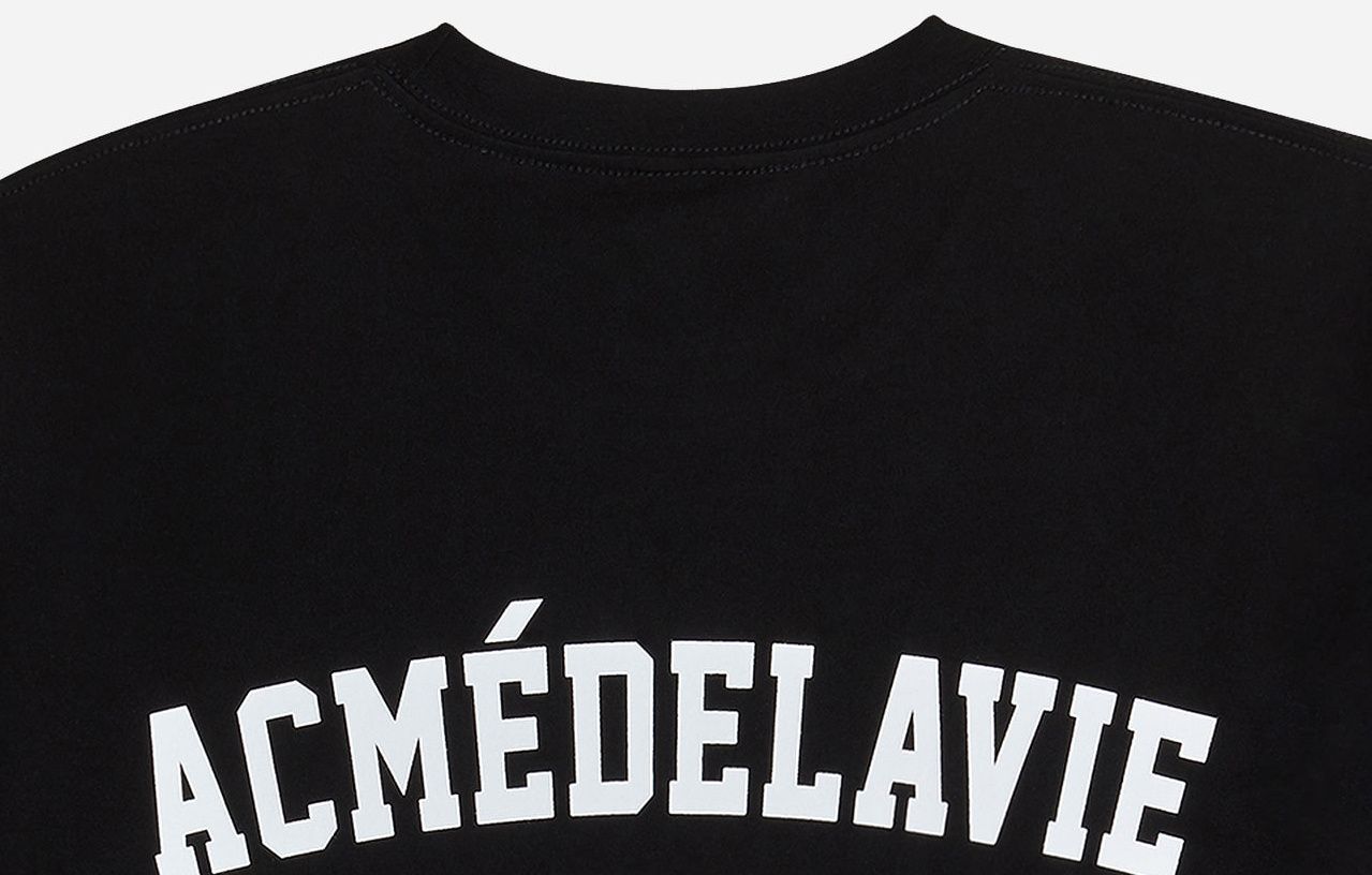  Áo thun - ADLV - Acmé de la vie - ADLV BABY FACE SHORT SLEEVE T-SHIRT BLACK MINI RAINBOW HAIR 