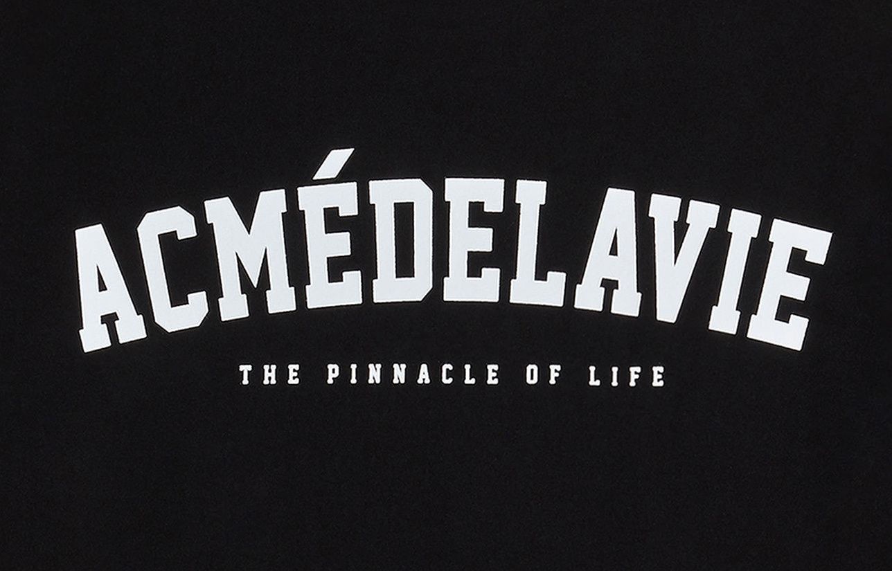  Áo thun - ADLV - Acmé de la vie - ADLV BABY FACE SHORT SLEEVE T-SHIRT BLACK MINI RAINBOW HAIR 