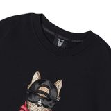  Áo Sweater Life Work - Big Hood Hip Dog Sweatshirt (Raised Lining) - Black 