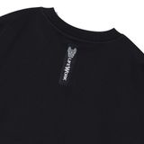  Áo Sweater Life Work - Big Hood Hip Dog Sweatshirt (Raised Lining) - Black 