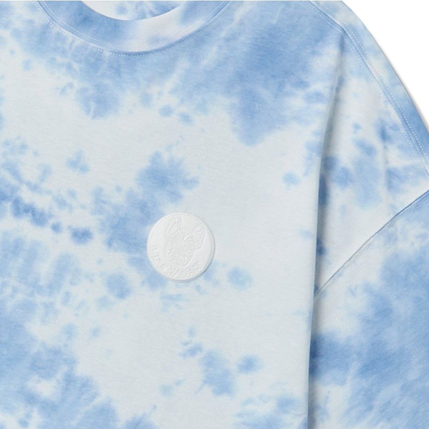  Áo thun Life Work - Tie-Dye Coin Wapen Short Sleeve T-shirt - Blue 