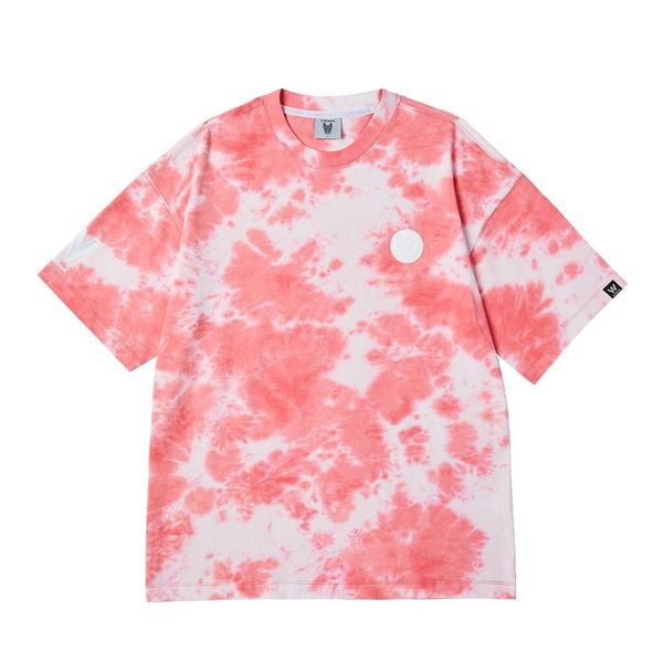  Áo thun Life Work - Tie-Dye Coin Wapen Short Sleeve T-shirt - Pink 