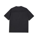  Áo thun Life Work - Pigment embroidered short-sleeved Black T-shirt - LW222TS610 