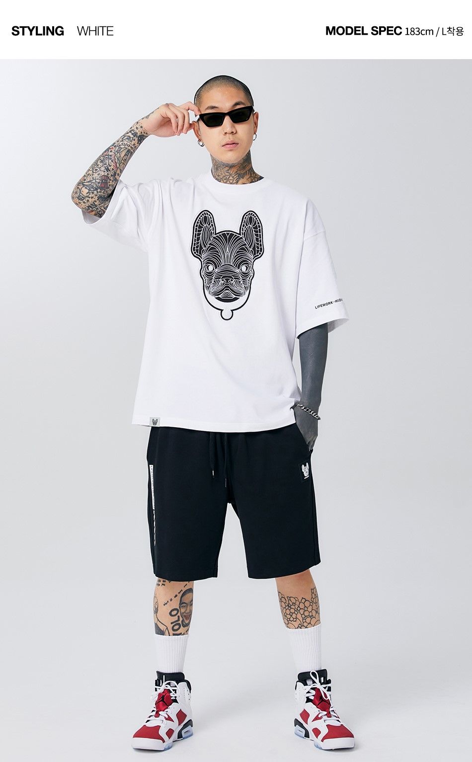  Áo thun Life Work - Radoc Big Wappen Short Sleeve T-shirt - LW225TS950 