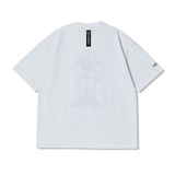  Áo Thun LifeWork Hip Dog Applique Short Sleeve White T-Shirt - LW232TS106 
