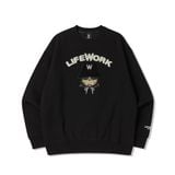  Áo Sweater Life Work -  Bookle Hipdog Black - LW234MT107 