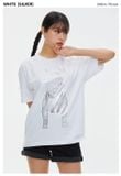  Áo thun Life Work - Silver Big Radog Short Sleeve White T-shirt - LW225TS299 